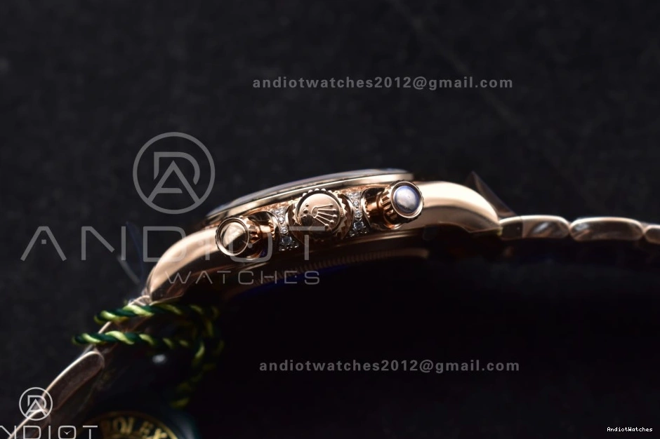 776 Bracelet Daytona Dial Best Edition ZF SH Black Diamonds 1:1 Durable on Rainbow 116595RBOW RG 0503